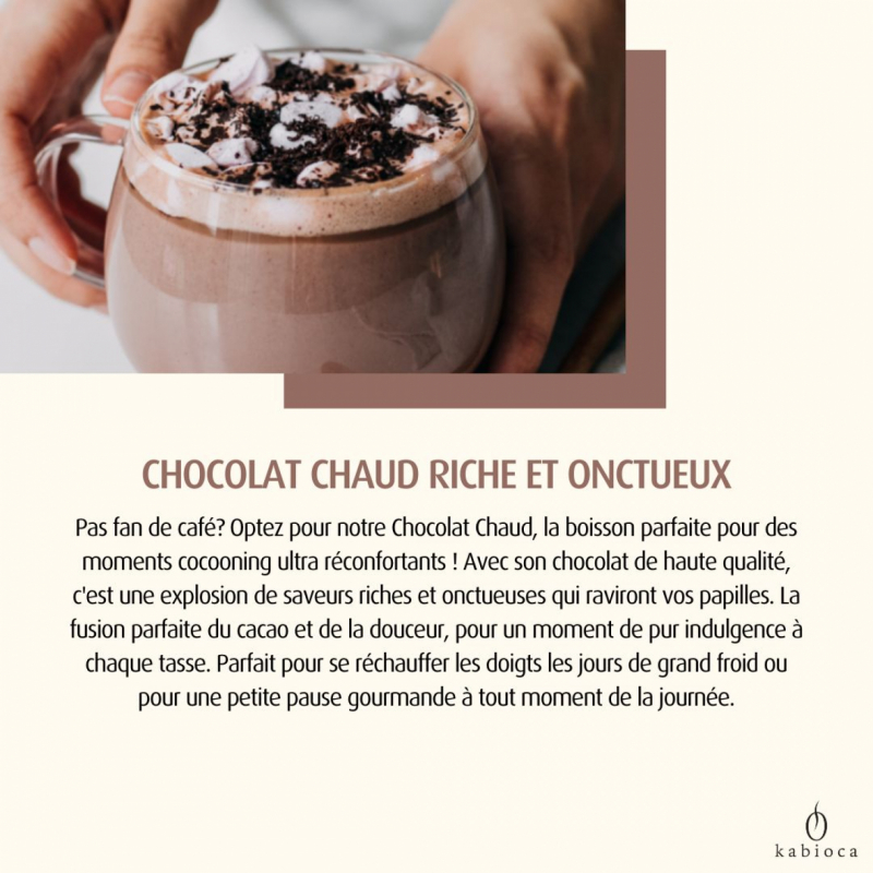 NOUVEAU - Chocolat Chaud x16
