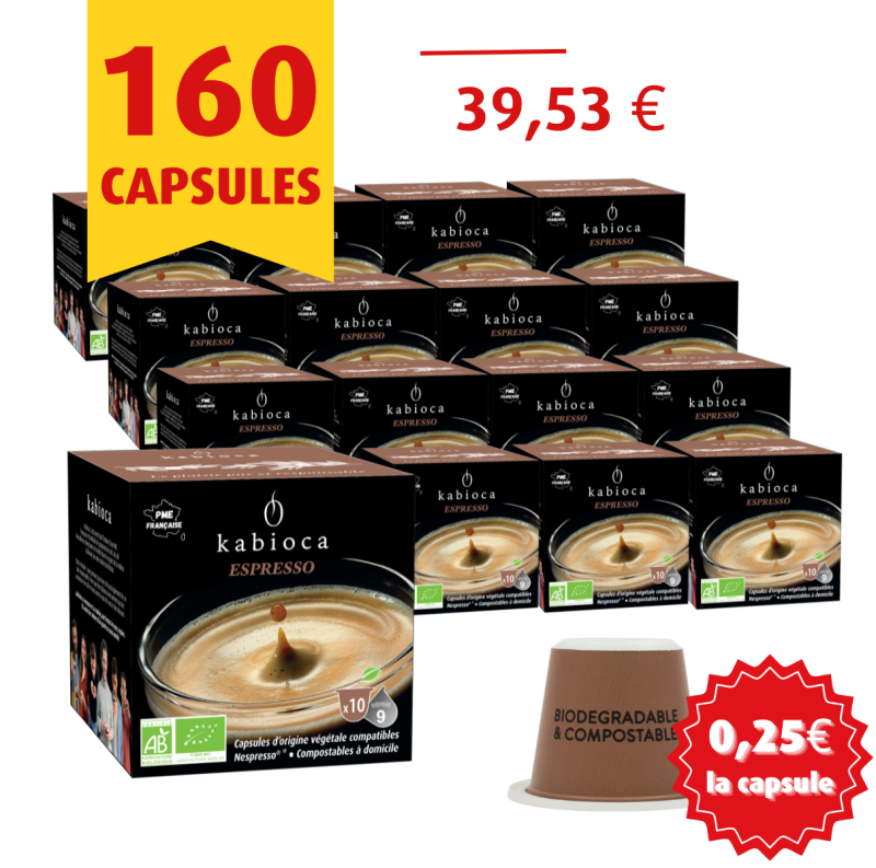 NOUVEAU - [Lot de 16 boîtes] Espresso du quotidien - 16x10