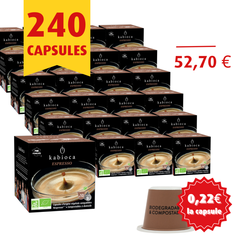 NOUVEAU - [Lot de 24 boîtes] Espresso du quotidien - 24x10