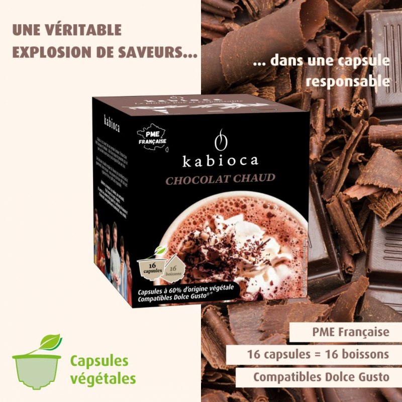 NOUVEAU - [Lot de 4 boîtes] Chocolat chaud - 4x16