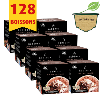 NOUVEAU - [Lot de 8 boîtes] Chocolat chaud - 8x16