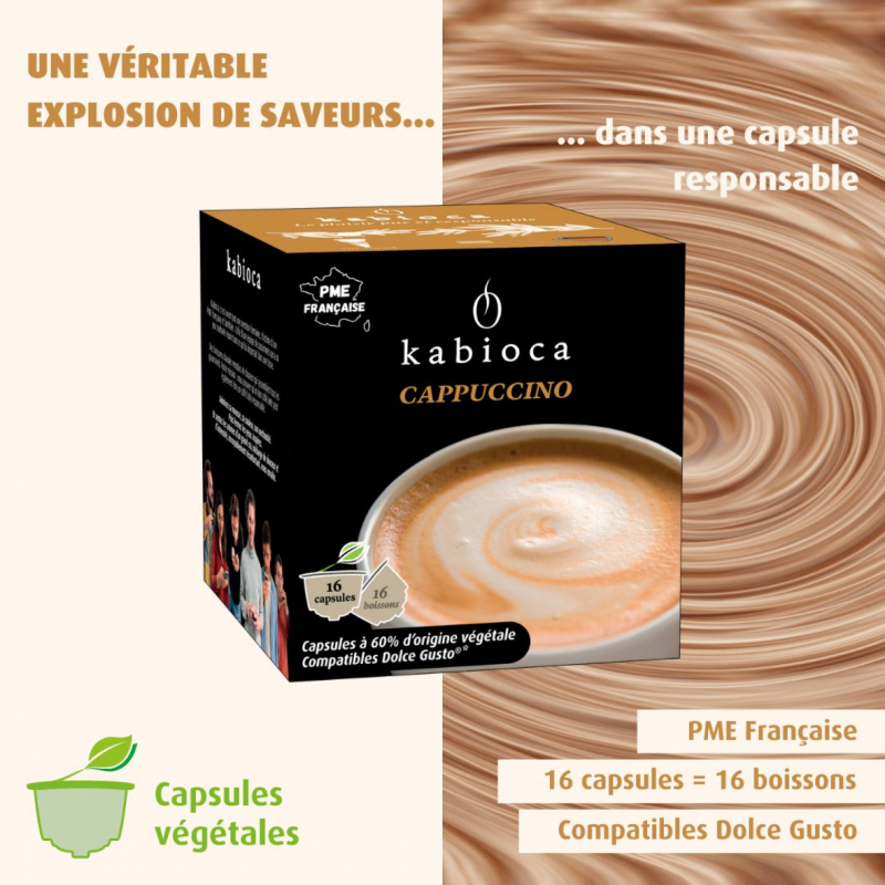NOUVEAU - [Lot de 3 boîtes] Cappuccino - 3x16