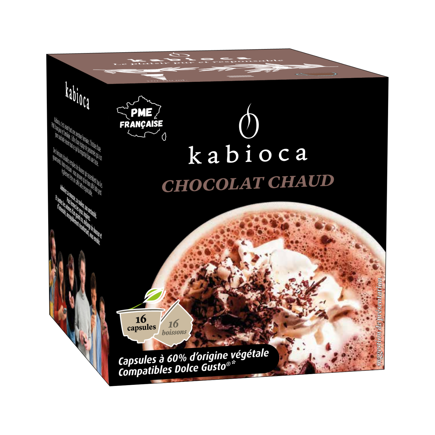 capsules végétales Chocolat Chaud Kabioca